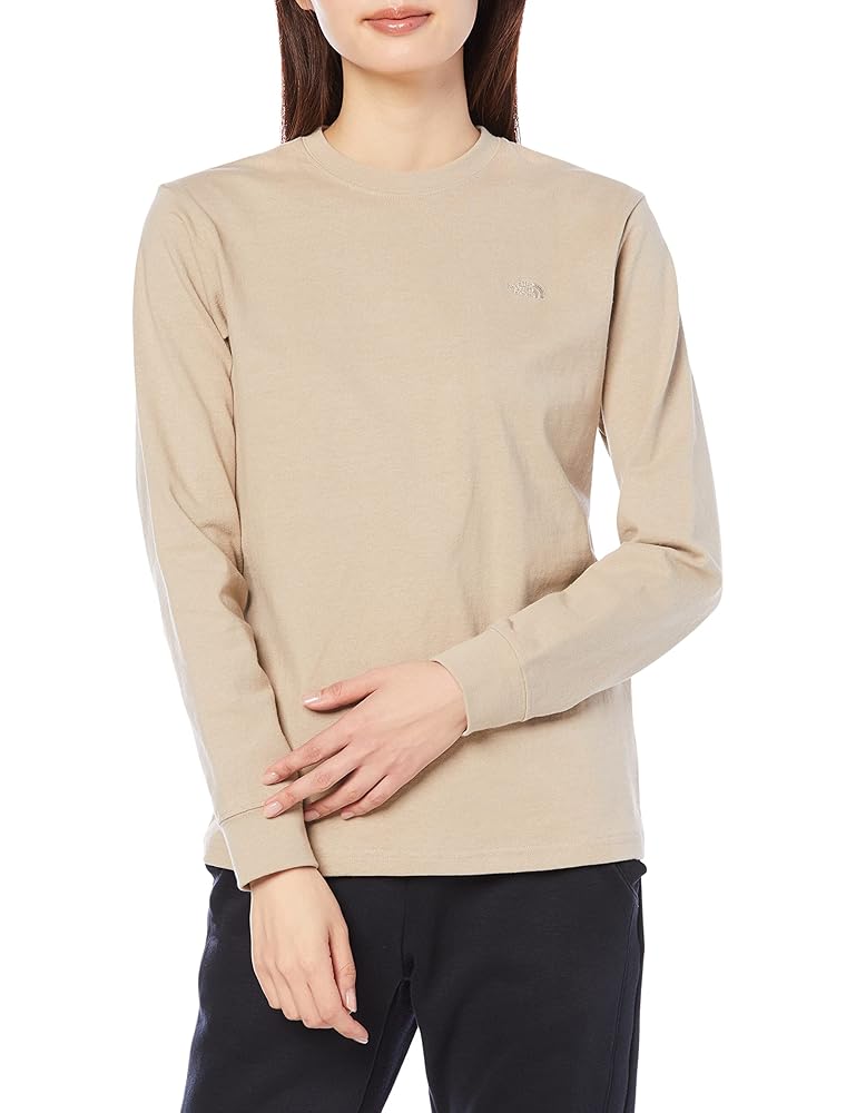 Amazon | [ザ・ノース・フェイス] L/S Nuptse Cotton Tee | T